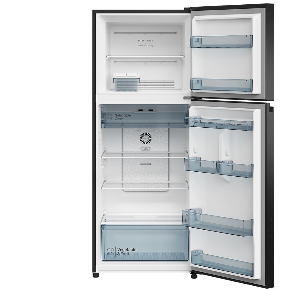 HITACHI ตู้เย็น 2 ประตู 13.2 คิว HRTN6408SUTH UNI GLASS