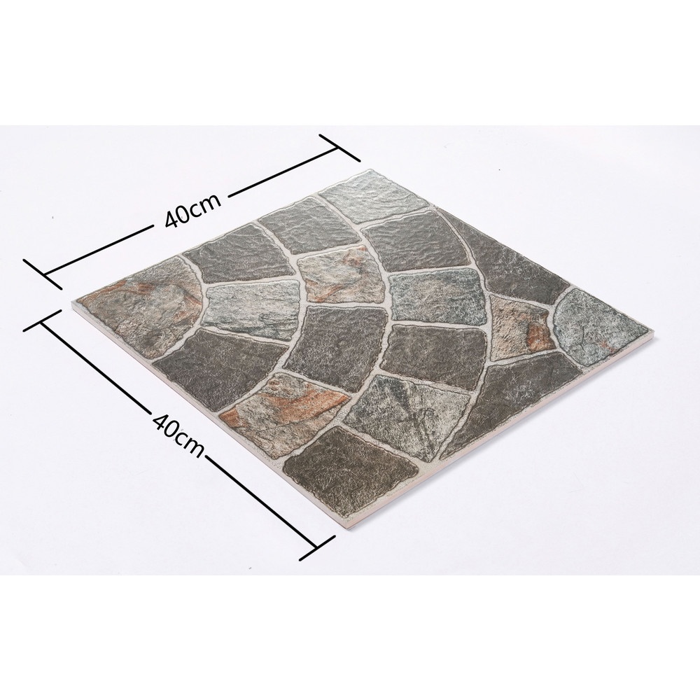 Marbella กระเบื้องเซรามิคปูพื้น 40X40 ซม. รุ่น เซอร์ริส-เกรย์ HP4405 Matt (12P)