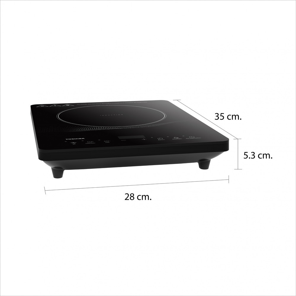 TOSHIBA เตาแม่เหล็กไฟฟ้า 2000W IC-20R1STH สีดำ