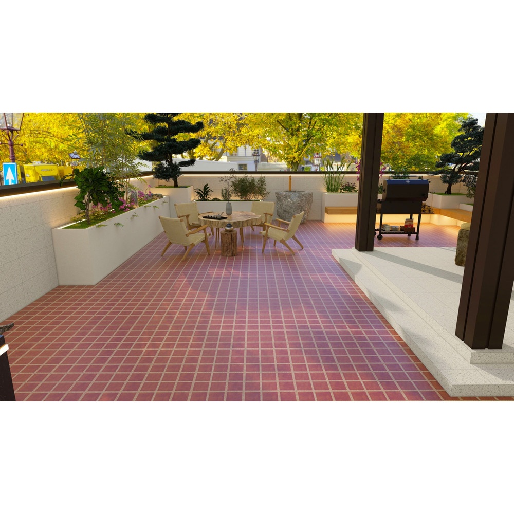 Marbella กระเบื้องเซรามิคปูพื้น 40X40 ซม. รุ่น ZYG65 Matt (12P)