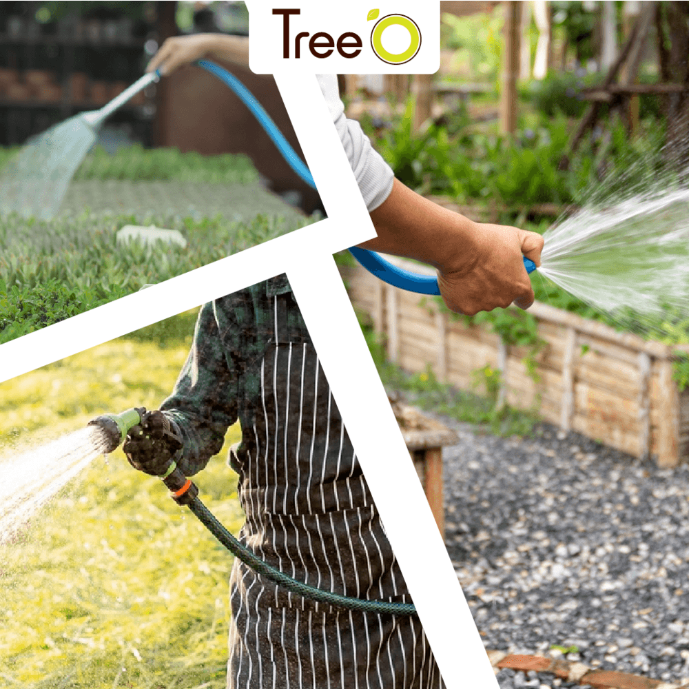 Tree O สายยาง พีวีซี เสริมใยแก้ว รุ่น PFH14.4-100 ขนาด 5/8"x100M.