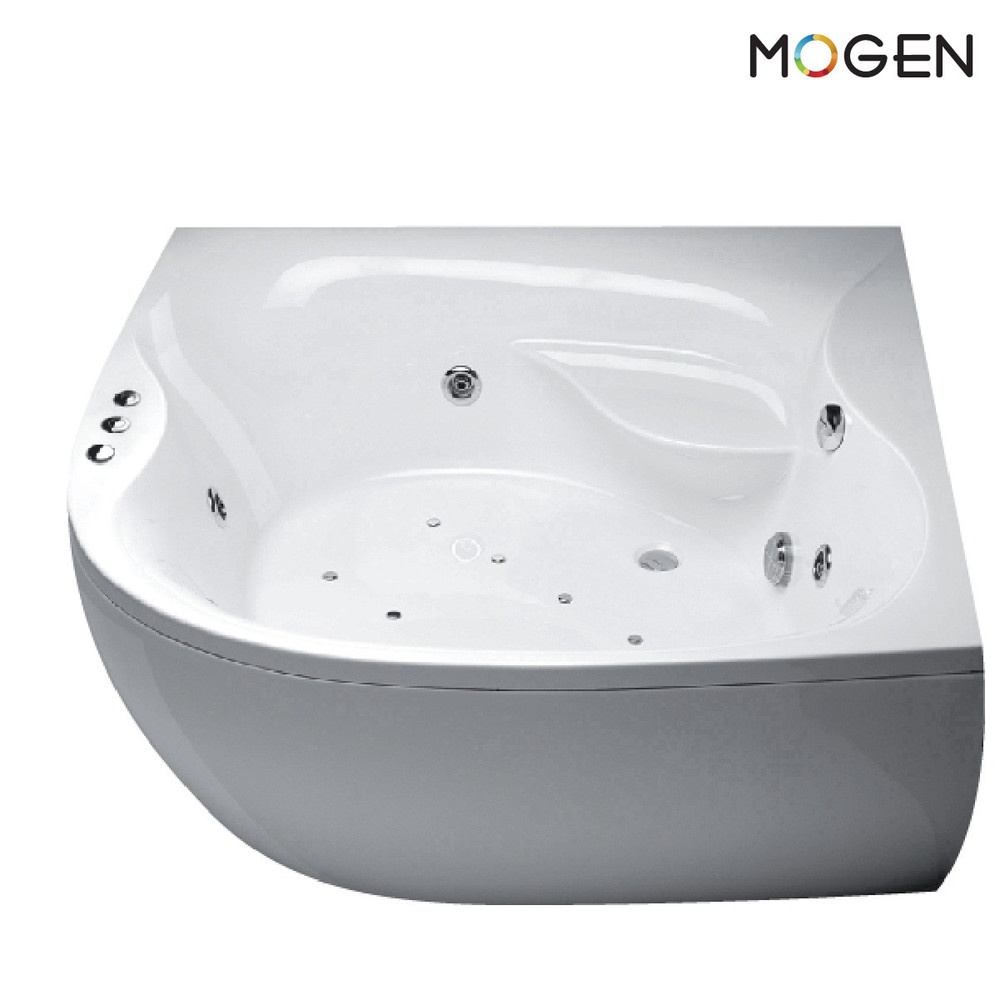 Mogen อ่างสปาระบบน้ำวน+อัดอากาศแบบเข้ามุม (แบบลอย) รุ่น MBS02A
