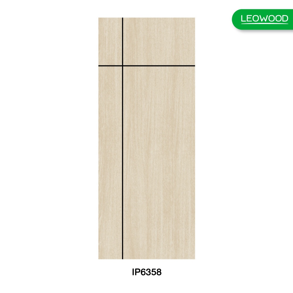 LWD ประตูไม้เคลือบเมลามีนภายใน iDoor S6 ลาย 03 สี Tango ขนาด 3.5x80x200 ซม.