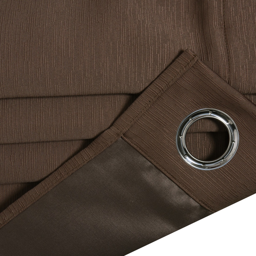 DAVINCI ผ้าม่านหน้าต่าง รุ่น Mila-13 ขนาด 140x160 ซม. สีอิฐ