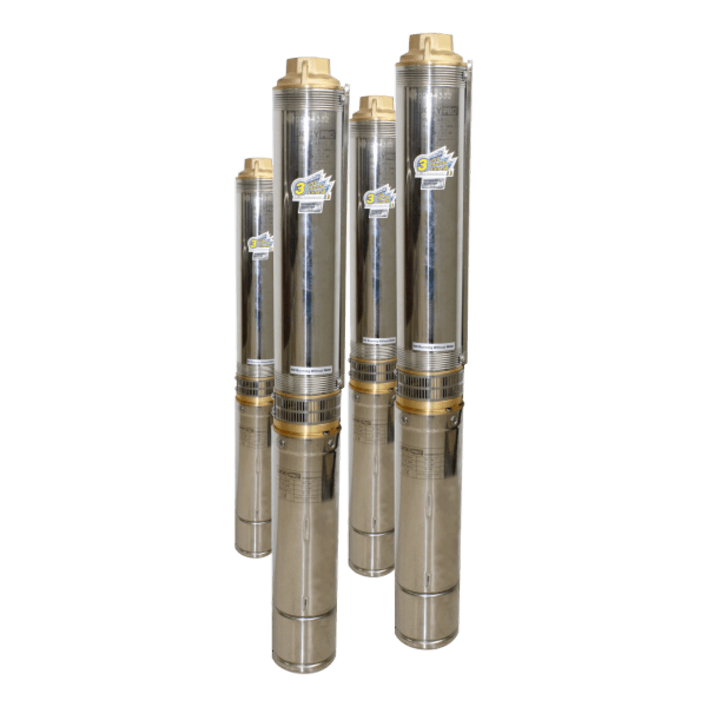 LUCKY PRO ปั๊มบาลดาลบ่อ 4" ขนาด 1HP 12 ใบพัด รุ่น LP-4RA12