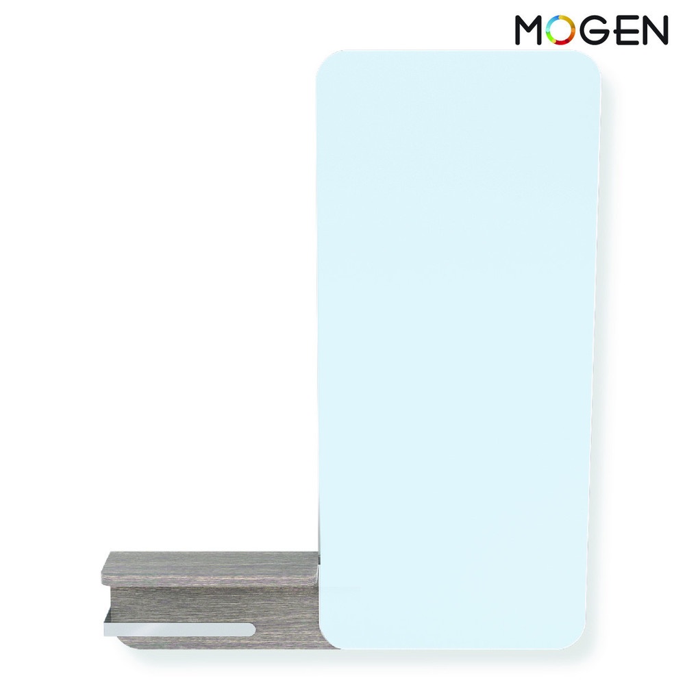Mogen ชุดกระจก พร้อมชั้นวางของ และราวแขวนสแตนเลส รุ่น MR17S เนฟ