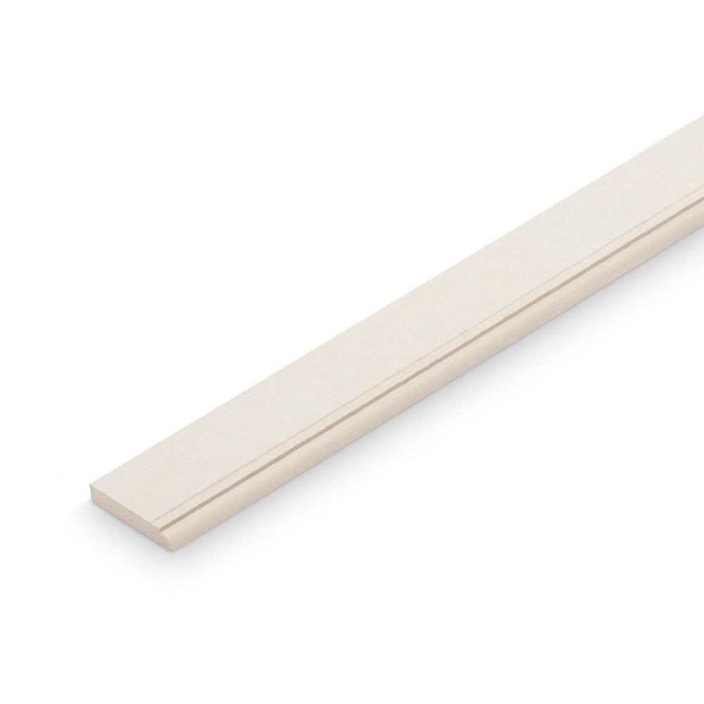 เฌอร่า ไม้มอบ รุ่นคลาสสิค ผิวเรียบ 0.8x5x300ซม. สีธรรมชาติ