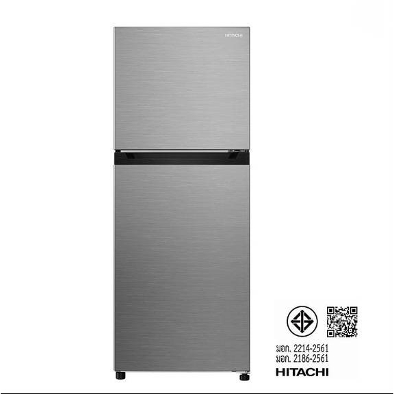 HITACHI ตู้เย็น 2 ประตู ขนาด 7.4 คิว รุ่น HRTN5230MXTH สีเงิน