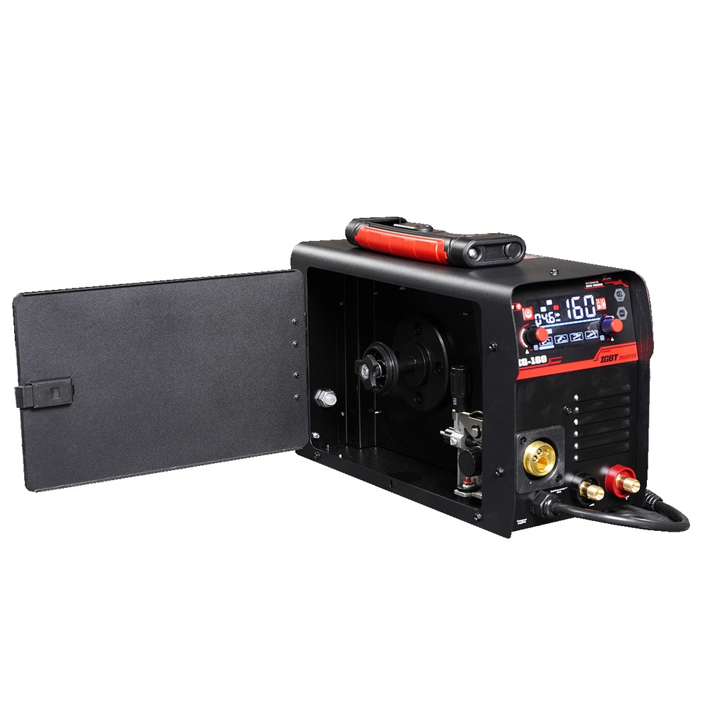 BISON เครื่องเชื่อม INVERTER MIG/MMA 160แอมป์ (LCD) รุ่น MIG/MMA-160A5K 5 กก. ไม่ใช้แก๊ส