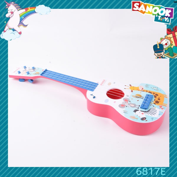 TOYS ของเล่นกีตาร์ลายสัตว์น่ารัก 12นิ้ว#6817E ขนาด 18x7x55 ซม.คละสี