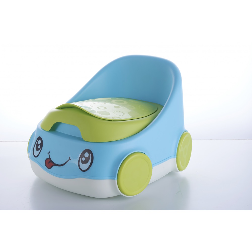 Primo Kids กระโถนนั่งเด็กรูปรถ รุ่น YT-001 ขนาด 33x37x28 ซม. สีฟ้า