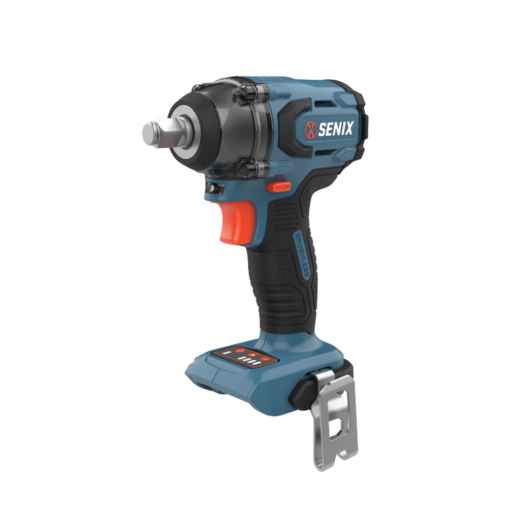 SENIX บล็อคกระแทกไร้สาย Brushless 17มม. 20V(Max) (พร้อมแบตเตอรี่ 2.0Ah 1 ก้อน) รุ่น PDWX2-M2-EU สีน้ำเงิน - ดำ