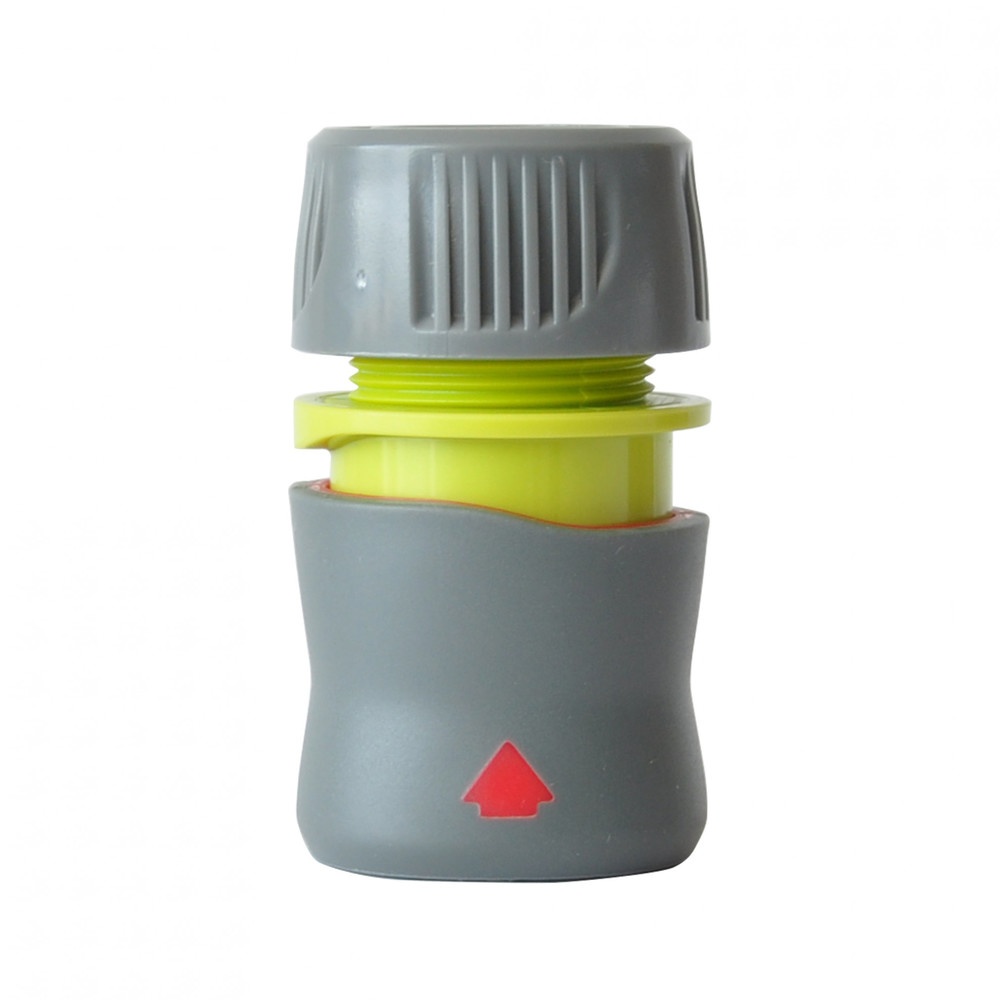 Tree’O Plus ข้อต่อสวมเร็วหยุดน้ำ รุ่นDY8011K ขนาด1/2” สีเขียวเทา