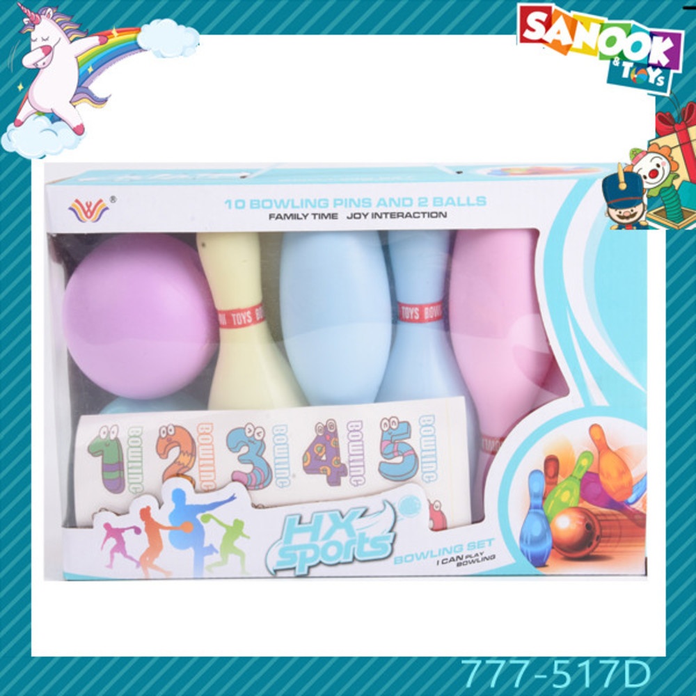 TOYS ของเล่นชุดโบวลิ่งตัวเลขแบบสัตว์ รุ่น#777-517Dขนาด32x10x20.5ซม.