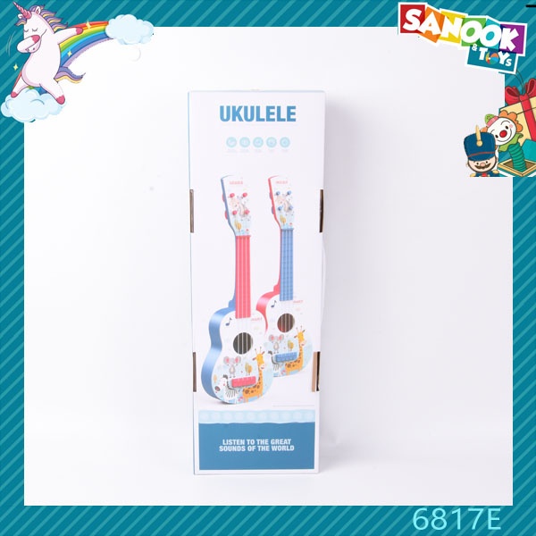 TOYS ของเล่นกีตาร์ลายสัตว์น่ารัก 12นิ้ว#6817E ขนาด 18x7x55 ซม.คละสี