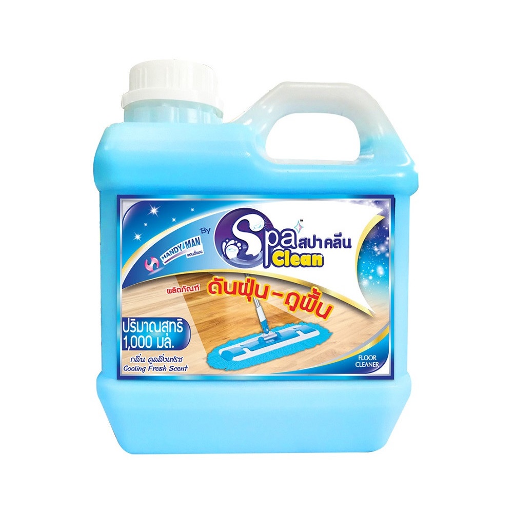 SPACLEAN น้ำยาดันฝุ่น-ถูพื้น กลิ่นคูลลิ่งเฟรช ขนาด 1000 มล.