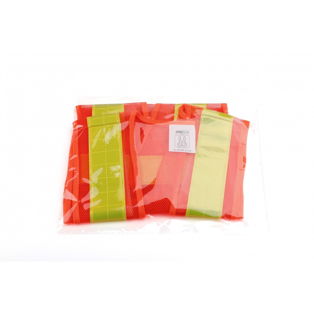 Protx เสื้อกั๊กสะท้อนแสง รุ่น1ZC-010-Free Size สีส้ม