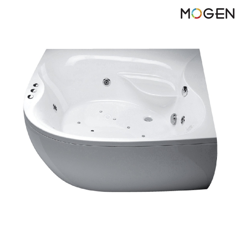 Mogen อ่างสปาระบบน้ำวน+อัดอากาศแบบเข้ามุม (แบบลอย) รุ่น MBS02A