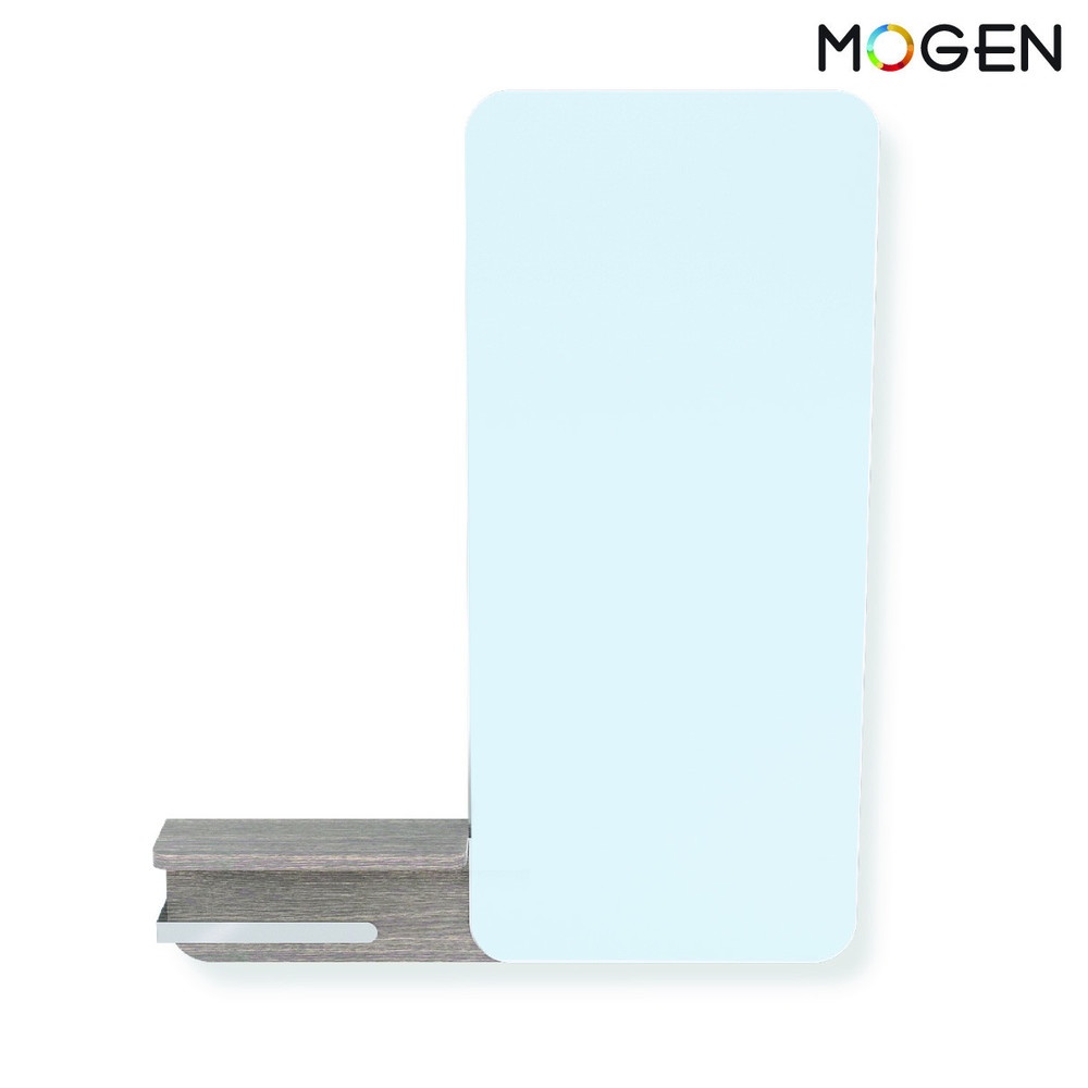 Mogen ชุดกระจก พร้อมชั้นวางของ และราวแขวนสแตนเลส รุ่น MR17S เนฟ