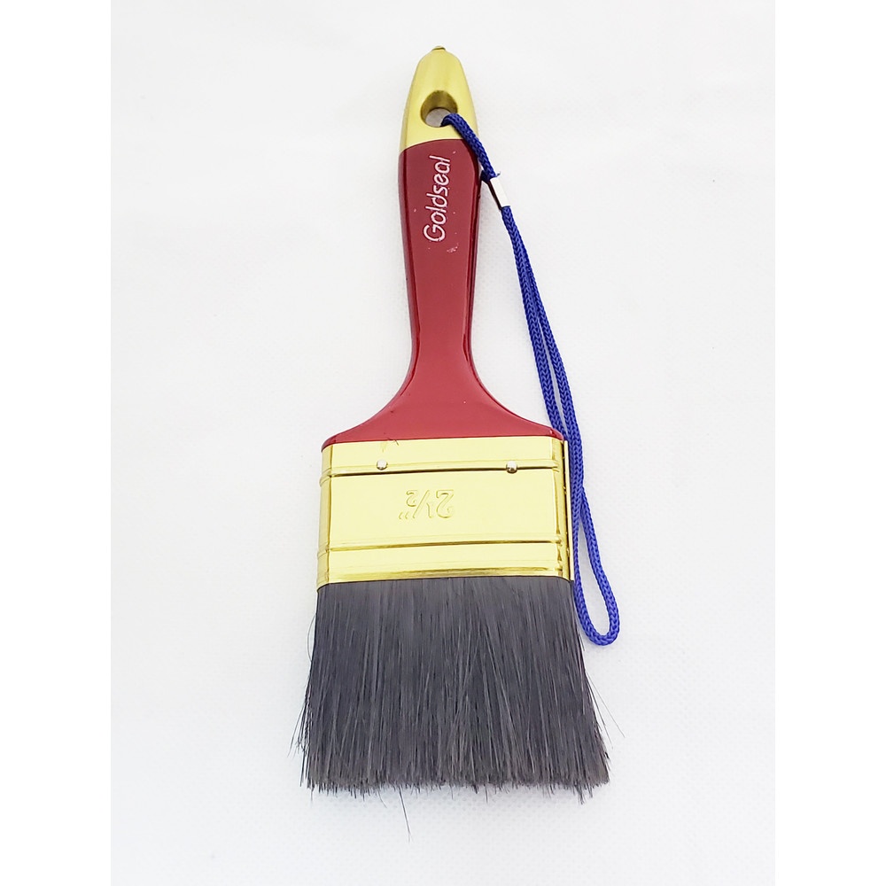 GOLDSEAL แปรงทาสีขนดำ ขนาด 2 1/2 นิ้ว สีแดง-ดำ