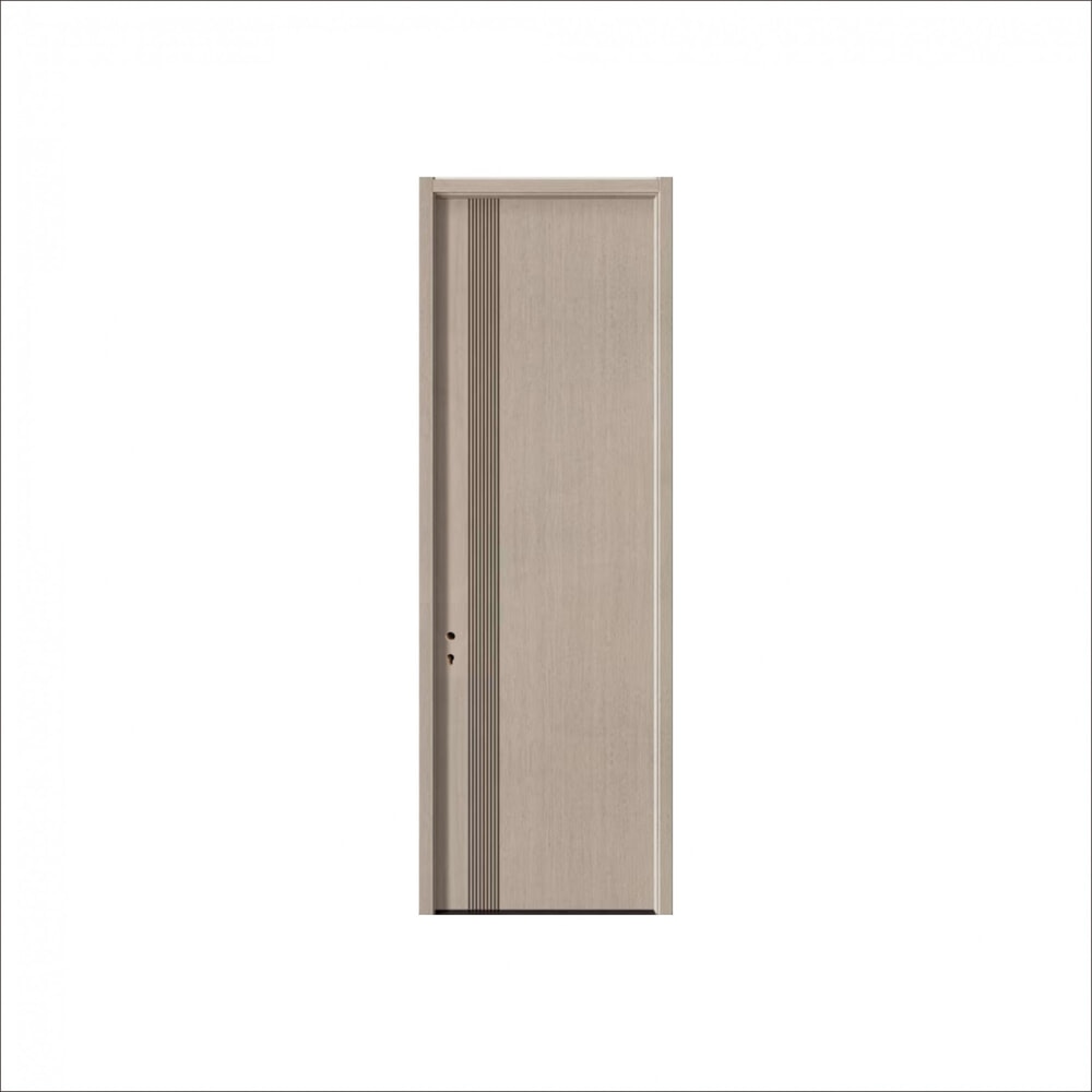HOLZTUR ชุดประตูปิดผิวเมลามีนพร้อมวงกบ รุ่น GS-SS31 ขนาด 88x216ซม.