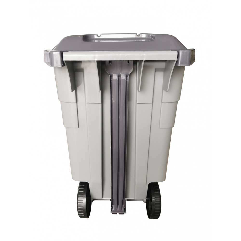 ICLEAN ถังขยะเหยียบทรงเหลี่ยม 80 ลิตร ขนาด 55x51x75 ซม. รุ่น TG55312 สีเทา