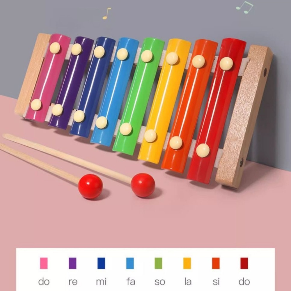 TOYS ของเล่นไซโลโฟน 8 คีย์ รุ่น 4146450 ขนาด 18.8x10.5x2.5 ซม. คละสี
