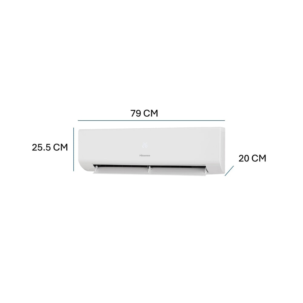 Hisense เครื่องปรับอากาศติดผนัง Inverter ขนาด 9500 BTU รุ่น AS10TRKE2T สีขาว
