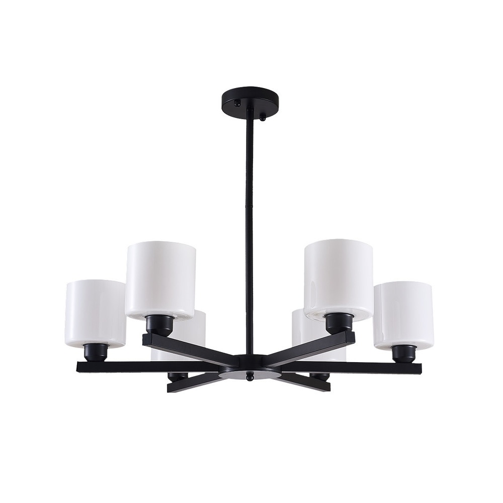 EILON ชุดโคมไฟแขวนเพดาน LED 36W สีดำ รุ่น ETYD-BCMD6638/6