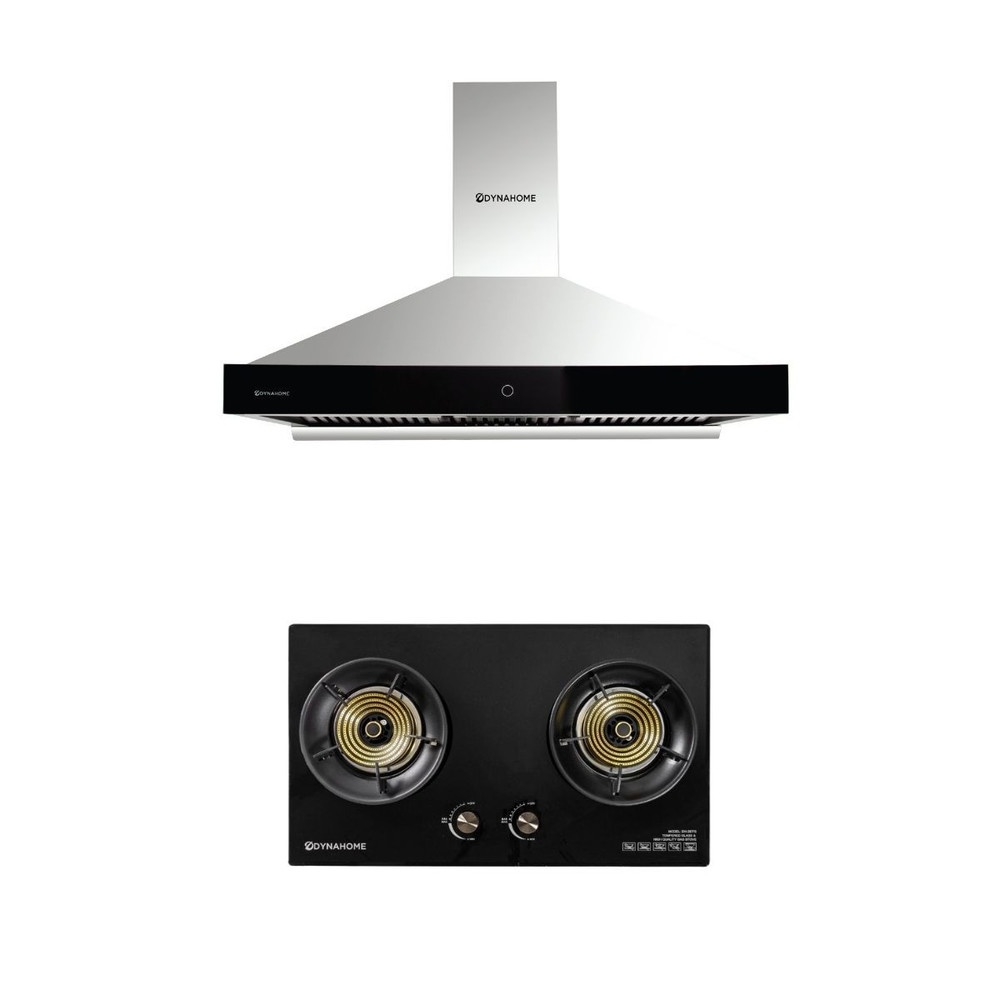 DYNAHOME ชุดเซ็ทเครื่องดูดควัน DH1890 + เตาแก๊ส DH2BTG